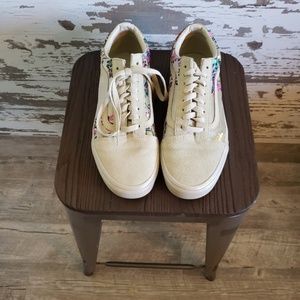 Vans Old Skool Gold Brocade Women's 9.5